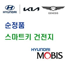 현대 모비스 순정품 에쿠스(신형) (09년~15년) 스마트키 열쇠 키 리모컨 건전지 배터리 밧데리 자동차 차량용, 1개