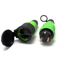 220V 방수콘센트 방우콘센트 산업용 고용량 플러그 콘센트 셋트, 1개, 1개