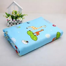 防水親膚隔尿墊 可機洗護理墊 老人兒童生理期防側漏墊 150x200cm, 1個, 動物森林,150*200cm-單件-現貨