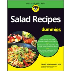 (영문도서) Salad Recipes for Dummies Paperback, English, 9781119906711
