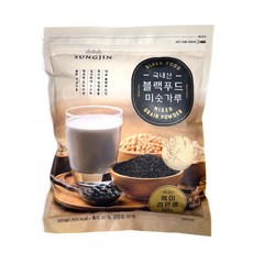 성진 고소한 블랙푸드 미숫가루 500g 흑미 검은콩 쉐이크, 1개
