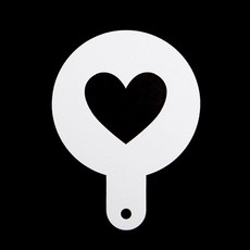 스텐실A-8 (100mm) 하트, 1개, 1