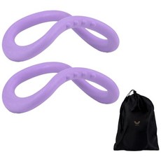 데비 프로 소프트 데비링 2p + 파우치, 퍼플, 1개