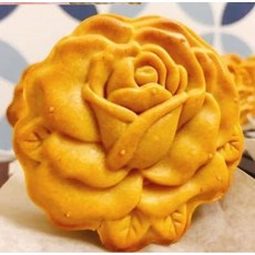 장미 월병틀 베이킹 월병 화과자틀 꽃틀 절편몰드 떡도장, 1개, 75g 장미 1개