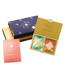 京盛宇 十全十美御守袋茶禮盒-10入茶包(十款台灣好茶與祝福) 伴手禮/年節送禮, 1個, 御守袋茶禮盒+粉色提袋, 御守禮盒
