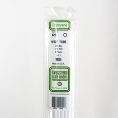 파이프 스타일렌 7.9 x 600mm 1팩(5개입), 1개, 흰색