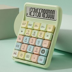 미니플 레트로 키보드 계산기, 1개, 파스텔