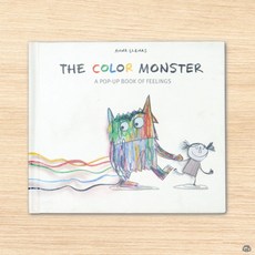 ANNA LLENAS The Color Monster 我的情緒小怪獸 立體互動童書 情感認知繪本, 紙板書