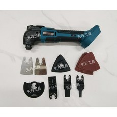 Makosa DTM51 18V 無碳刷 磨切機 (主機+6.0Ah電池+充電器+工具箱), 1個, 磨切機（空機）送配件