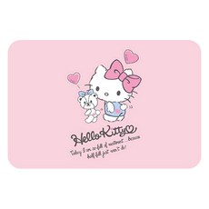 Tiger Pavilion 캐릭터 거실 러그, 핑크 키티
