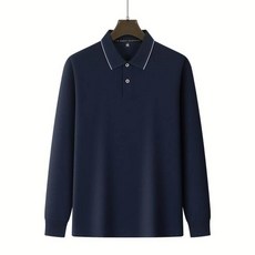 男士長袖 Polo 衫