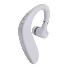 골전도보청기 노인보청기 소리증폭기 무선 헤드셋 Bluetooth 5.0 이어폰 HiFi 스테레오 방수 비즈니스 헤드폰 스마트 폰용 마이크가있는 핸즈프리, [01] White, 1개