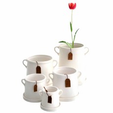 화분 양손잡이 13x13 도자기화분 이쁜화분 작은꽃화분