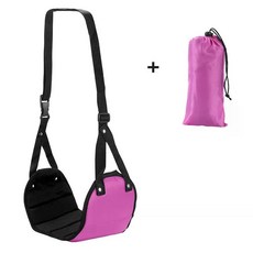 발해먹 비행기 다리 받침대 발슬링, 1개, 핑크