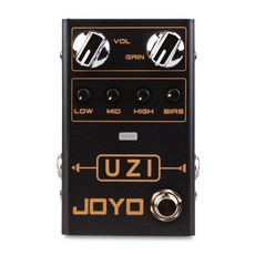 Joyo R03 디스토션 기타 페달 헤비 메탈 음악용 프로세서 풋스위치 True Bypass 부품