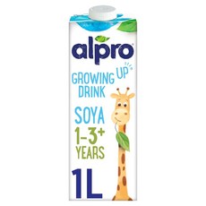 영국 알프로 Alpro Soya Growing Up Long Life Drink 소야 그로잉 업 롱 라이프 드링크 음료, 1L