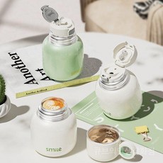 손잡이 미니 보온 화이트 보온보냉 휴대용 360ml 우유 컵, C. 밀크 푸 흰색 460ml, C. 밀크 푸 흰색 460ml