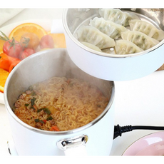 모노하우 스팀 멀티쿠커 2in1 멀티 다용도 1.8L, 화이트