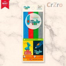 3D펜 필라멘트 펜톡 4색 혼합 파랑 빨강 초록 회색 리필 재료 3D프린터