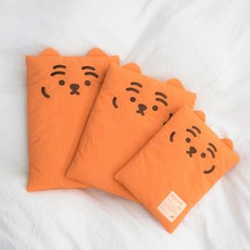 뚱랑이 슬림 노트북 아이패드 파우치_적호, 1개