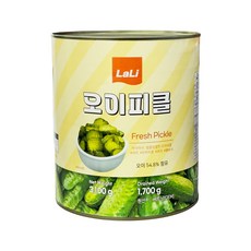 푸드올마켓_ 라리 오이피클 슬라이스 3.1kg /물결무늬, 1개