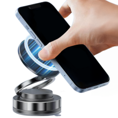 하이퀄 초강력 진공흡착 맥세이프 휴대폰 거치대, 화이트, 1개