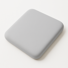 코날 고밀도 메모리폼 체중분산 메쉬커버 꼬리뼈 엉덩이 쿠션 방석, 그레이 그레이