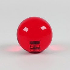 【Channel G】凱迪特 KDIT 彩色水晶透明搖桿球 三和&清水搖桿 通用 JLF各系列& LS-32, 紅, 1個