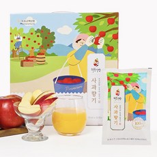 청고담 영주농부 사과향기 생사과즙 100% 무첨가 무설탕 무정제수, 50개, 110ml