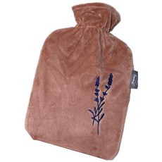 德國fashy 薰衣草蘆葦花水燭植物系列2L冷熱水袋，薰衣草香氛，柔軟舒適，德國製造, 1個