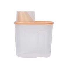 塑料雜糧儲物罐，廚房食品密封收納盒，防潮儲存罐, 1個, 普通 1.9L 一個裝