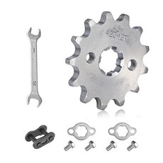 오토바이 42013T 전면 스프로켓 17mm 50cc 70cc 90cc 110cc 125cc 140cc 150cc 160cc 리판 롱신 오프로드 바이크, 420 12t 17mm, 1