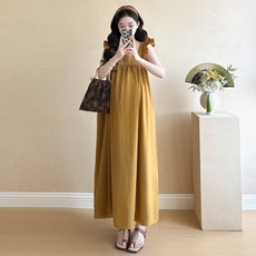 여름 리본 소매 임산부 원피스 임부복 임부원피스 태교여행 편안한 착용 예쁜 트렌디한