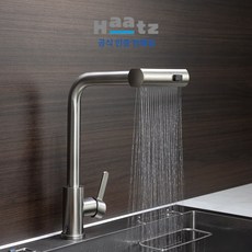 전국설치 하츠 FC-TS100 폰테 210 (구 폰테205) 스테인리스 폭포수전 3way 거위목 수전, 1개