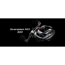 【LUREER】 SHIMANO 24 Scorpion MD 300 紅蠍 MD 大物 雙軸捲線器 路亞 岸拋 船拋, 301XGLH LEFT, 301XGLH LEFT