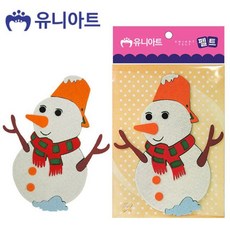 유니아트 펠트 눈사람 P0000EOB, 빠른배송