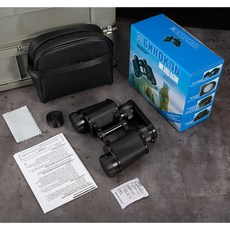 8x30 貝殼式迷彩雙筒望遠鏡, 830貝黑雙pu包