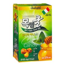 목앤쿨 목앤쿨 발사믹 허니캔디 이태리산 꿀 20%, 1개, 46g