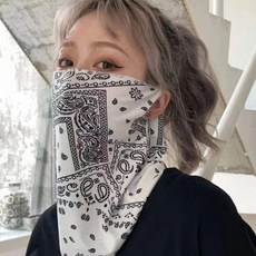 腰果花戶外防曬面罩 夏季透氣防紫外線男女通用