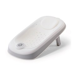 酷咕鴨 KUKU PLUS 豪華摺疊沐浴床, 曜石灰, 1個