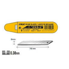 日本OLFA 經濟型30度 DKB-5 (5片裝) 美術刀片 模型刀片