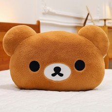 Mexholin리락쿠마 대형 쿠션 등받이 베개인테리어Mexholin, 브라운