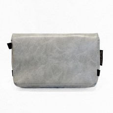 디카파우치 파우치 카메라가방 가로형 스타일 가죽, 1개, PU 핸드헬드 소형 그레이