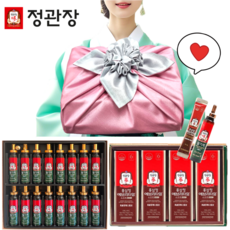 정관장 홍삼정 에브리타임 + 활기력 선물 세트 추석 설 홍삼 스틱 (숀글로벌), 520ml, 1세트, 사랑스러운 인디핑크