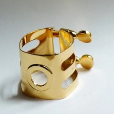 日本石森 WOOD STONE 金屬束圈 / 鍍金 / 次中音膠嘴 - 后里薩克斯風玩家館, 1個