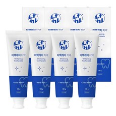 라이프홀릭 미백케어 치약, 100g, 4개