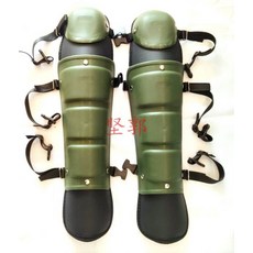 제초작업 무릎 정강이 보호대 안전구 패드, 1개, 아미그린높이52CM웨빙버클레깅스