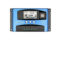 MPPT 태양광 충전 컨트롤러 30A~100A 12V 24V 자동전환 태양광발전용, 12V 24V-40A, 1개