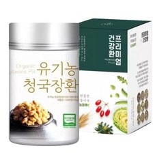 국산 청국장환 효능 먹는 방법 냄새 안나는 전통 국산콩 청국장환 100g, 1개