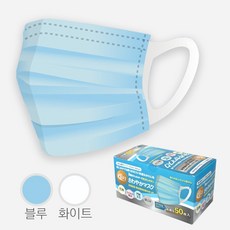 50매 여성전용 비말 덴탈 마스크 3중 mb필터 + 마스크 케이스 5개 증정, 1개